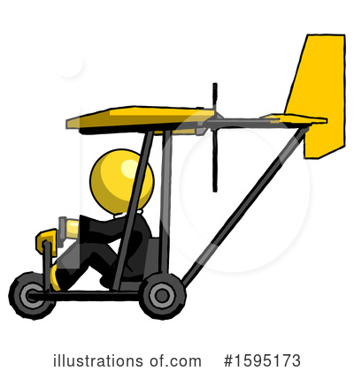 Royalty-Free (RF) Yellow Design Mascot Clipart Illustration by Leo Blanchette - Stock Sample #1595173