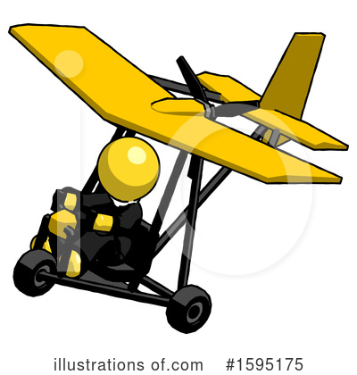 Royalty-Free (RF) Yellow Design Mascot Clipart Illustration by Leo Blanchette - Stock Sample #1595175