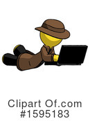 Yellow Design Mascot Clipart #1595183 by Leo Blanchette