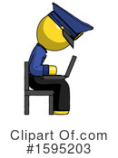 Yellow Design Mascot Clipart #1595203 by Leo Blanchette