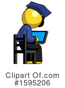 Yellow Design Mascot Clipart #1595206 by Leo Blanchette