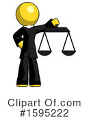 Yellow Design Mascot Clipart #1595222 by Leo Blanchette