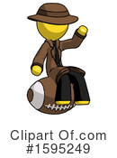 Yellow Design Mascot Clipart #1595249 by Leo Blanchette
