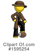 Yellow Design Mascot Clipart #1595254 by Leo Blanchette