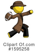 Yellow Design Mascot Clipart #1595258 by Leo Blanchette