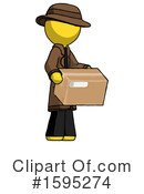Yellow Design Mascot Clipart #1595274 by Leo Blanchette