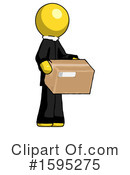 Yellow Design Mascot Clipart #1595275 by Leo Blanchette
