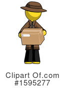 Yellow Design Mascot Clipart #1595277 by Leo Blanchette