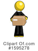 Yellow Design Mascot Clipart #1595278 by Leo Blanchette