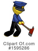 Yellow Design Mascot Clipart #1595286 by Leo Blanchette