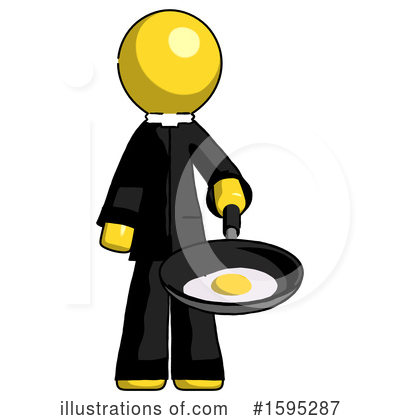 Royalty-Free (RF) Yellow Design Mascot Clipart Illustration by Leo Blanchette - Stock Sample #1595287
