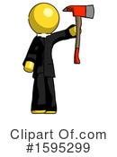 Yellow Design Mascot Clipart #1595299 by Leo Blanchette