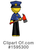 Yellow Design Mascot Clipart #1595300 by Leo Blanchette