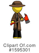 Yellow Design Mascot Clipart #1595301 by Leo Blanchette