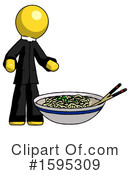 Yellow Design Mascot Clipart #1595309 by Leo Blanchette