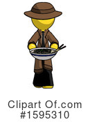 Yellow Design Mascot Clipart #1595310 by Leo Blanchette