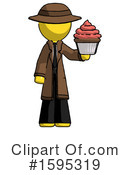 Yellow Design Mascot Clipart #1595319 by Leo Blanchette