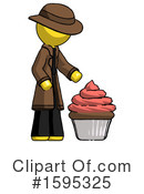 Yellow Design Mascot Clipart #1595325 by Leo Blanchette