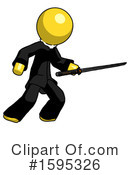 Yellow Design Mascot Clipart #1595326 by Leo Blanchette