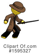 Yellow Design Mascot Clipart #1595327 by Leo Blanchette