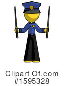 Yellow Design Mascot Clipart #1595328 by Leo Blanchette