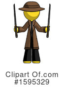 Yellow Design Mascot Clipart #1595329 by Leo Blanchette
