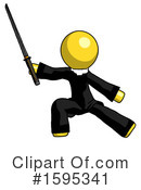 Yellow Design Mascot Clipart #1595341 by Leo Blanchette