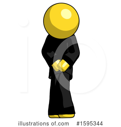 Royalty-Free (RF) Yellow Design Mascot Clipart Illustration by Leo Blanchette - Stock Sample #1595344
