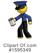 Yellow Design Mascot Clipart #1595349 by Leo Blanchette
