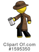 Yellow Design Mascot Clipart #1595350 by Leo Blanchette