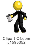 Yellow Design Mascot Clipart #1595352 by Leo Blanchette