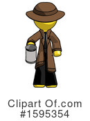 Yellow Design Mascot Clipart #1595354 by Leo Blanchette