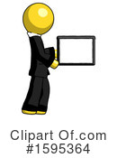 Yellow Design Mascot Clipart #1595364 by Leo Blanchette