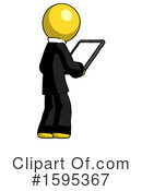 Yellow Design Mascot Clipart #1595367 by Leo Blanchette