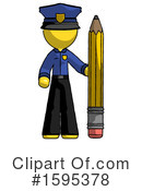 Yellow Design Mascot Clipart #1595378 by Leo Blanchette