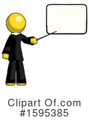 Yellow Design Mascot Clipart #1595385 by Leo Blanchette