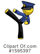 Yellow Design Mascot Clipart #1595397 by Leo Blanchette