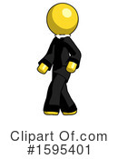 Yellow Design Mascot Clipart #1595401 by Leo Blanchette