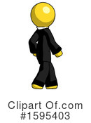 Yellow Design Mascot Clipart #1595403 by Leo Blanchette