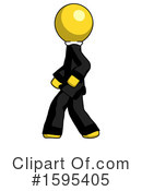 Yellow Design Mascot Clipart #1595405 by Leo Blanchette