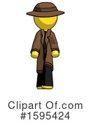 Yellow Design Mascot Clipart #1595424 by Leo Blanchette