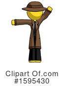 Yellow Design Mascot Clipart #1595430 by Leo Blanchette