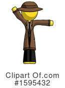 Yellow Design Mascot Clipart #1595432 by Leo Blanchette