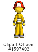 Yellow Design Mascot Clipart #1597403 by Leo Blanchette