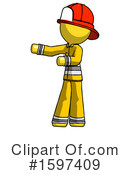 Yellow Design Mascot Clipart #1597409 by Leo Blanchette