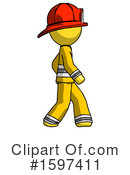 Yellow Design Mascot Clipart #1597411 by Leo Blanchette