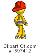 Yellow Design Mascot Clipart #1597412 by Leo Blanchette
