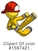 Yellow Design Mascot Clipart #1597421 by Leo Blanchette