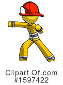 Yellow Design Mascot Clipart #1597422 by Leo Blanchette