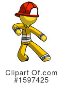 Yellow Design Mascot Clipart #1597425 by Leo Blanchette
